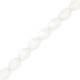 Czech Pinch beads Perlen 5x3mm Chalk white 03000